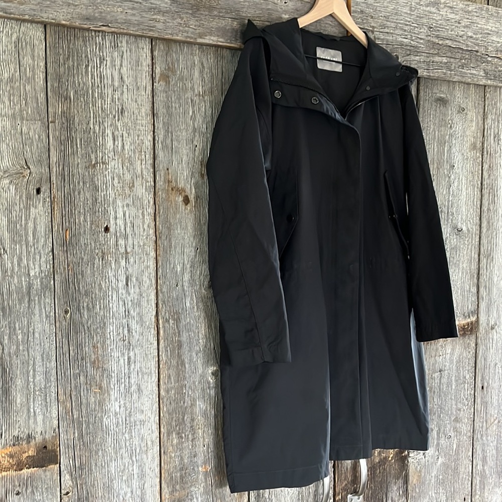 Everlane Black Trench Coat - Picture 7 of 13